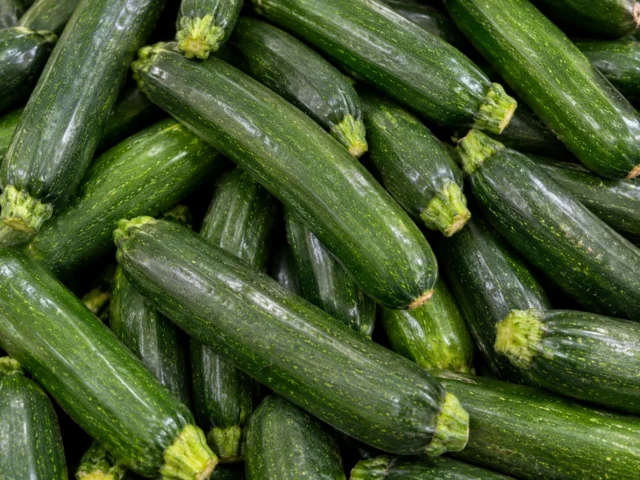 Courgettes supplied by KJ Fresh Prep Veg
