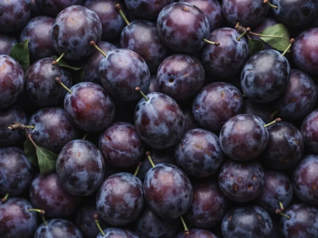 Plums supplied by KJ Fresh Prep Veg